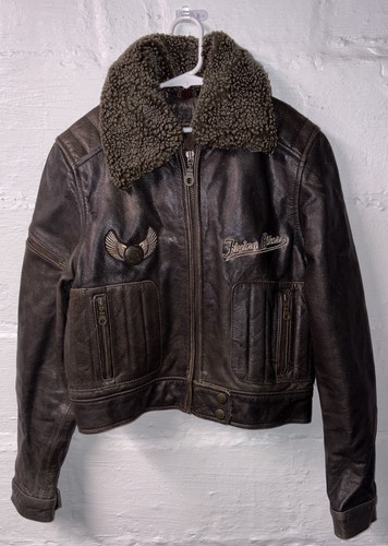 Giacca biker volo pelle