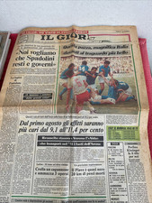 Quotidiano Il Giorno 10 Luglio 1983 Antivigilia Mondiali Leggermente Rovinato