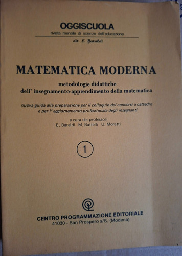 Matematica moderna m - 1,