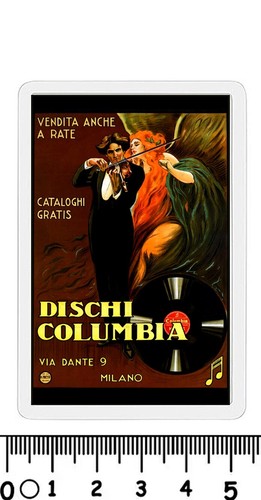 Calamita pubblicitaria dischi - calamita,