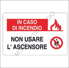 Cartello Segnaletico In caso