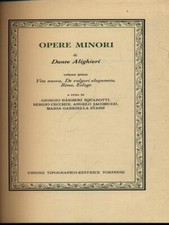 OPERE MINORI VOLUME PRIMO