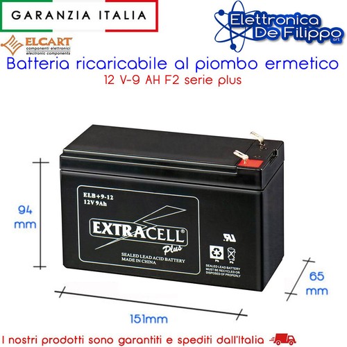 Batteria ermetica ricaricabile - batteria,
