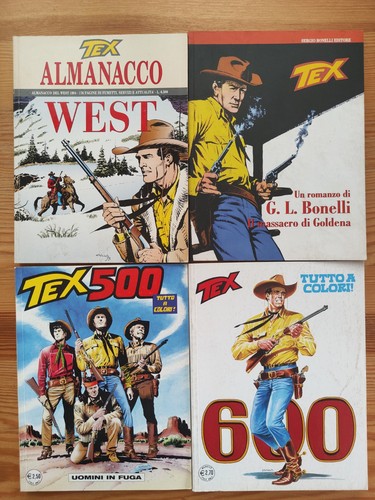 Tex 500 600 almanacco - tex, n.600