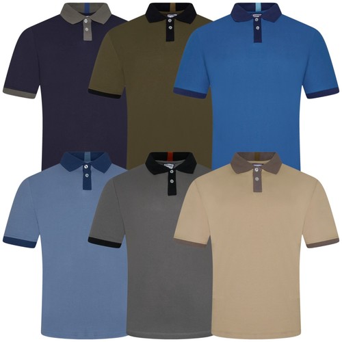 Polo uomo manica corta righe