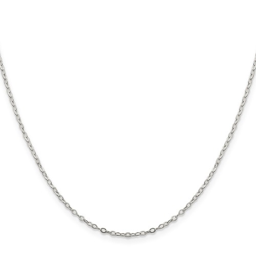 Collana con catena argento - con,