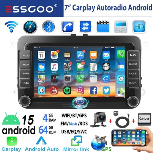 Autoradio dab carplay 64g - dab+, 4g+64g