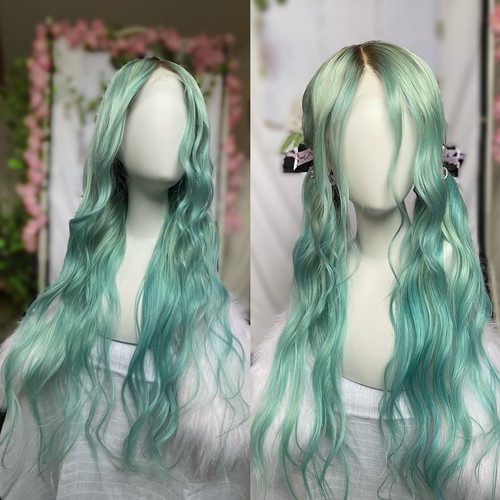 Capelli umani turchesi