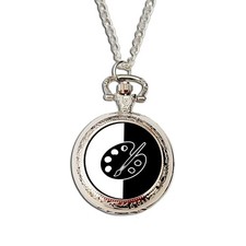 Orologio da tasca Artist Palette. Regalo per artisti, pittori e amanti dell'arte in confezione regalo