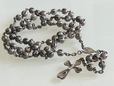 Rosario antico in argento