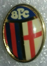 Distintivo calcio ⚽️ BOLOGNA spilla badge pin no piedino RESINA 