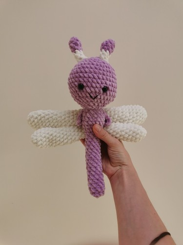 Libellula peluche fatta mano - libellula, a