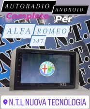 AUTORADIO ANDROID 13 COMPLETO PER ALFA ROMEO 147  RAM 4 GB 32 ROM CARPLAY