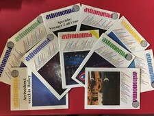 L'ASTRONOMIA 1986 - Lotto 11 Riviste/Magazine ANNATA COMPLETA + Raccoglitore