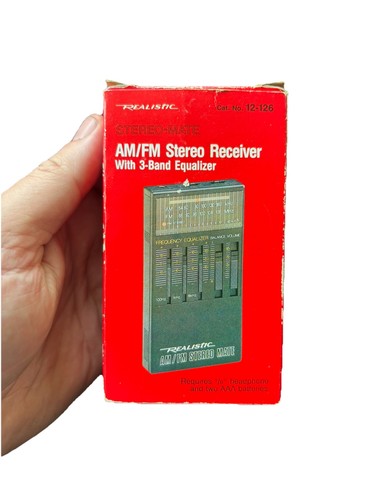 Vintage realistico stereo - realistico, stereo-mate
