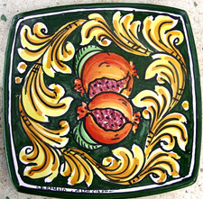 Piatto In Ceramica Di