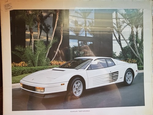 Poster vintage 1987 - 1987, bianco