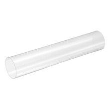 Tubo acrilico rigido trasparente, 44 mm ID x 50 mm OD 10" tubo di plastica trasparente rotondo