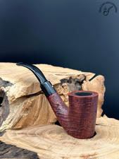 Vauen Luxury 4037 pipa da fumo rustica piegata Dublin Sitter