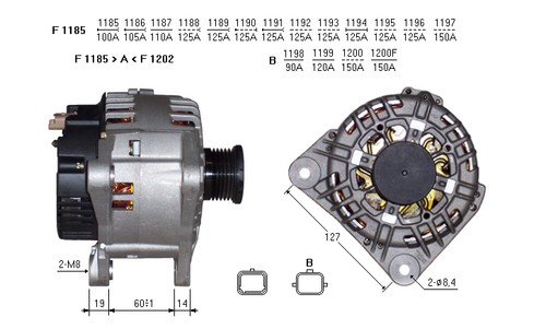 Alternatore renault opel - alternatore,