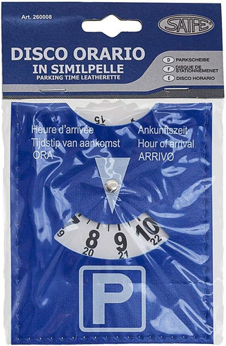 Disco orario similpelle - disco,