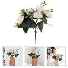  Rose Rose Fleur artificielle Bouquet de bouquet de table maîtresse décoration