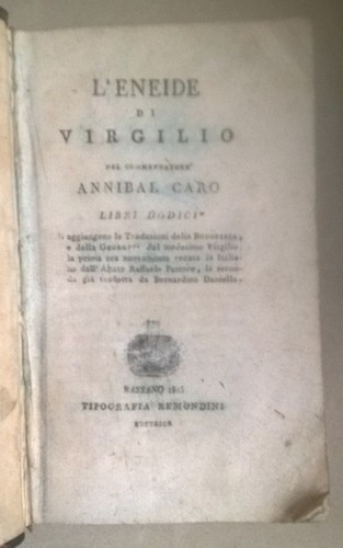 Eneide virgilio annibal - l'eneide,