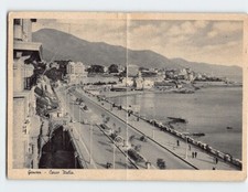 Postcard Corso Italia Genoa