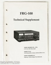 Manuale di servizio per ricevitore radio comunicazioni onde corte Yaesu FRG-100