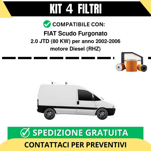 Kit filtri tagliando per - kit,
