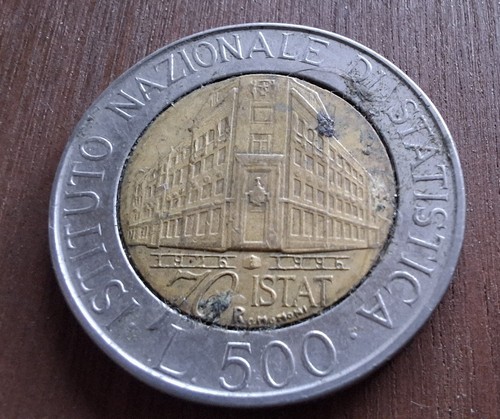 500 lire 1996 istat - -, #3