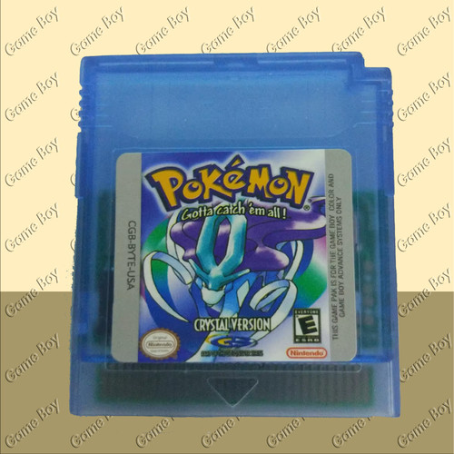 Cartuccia pokemon crystal game - cartuccia,
