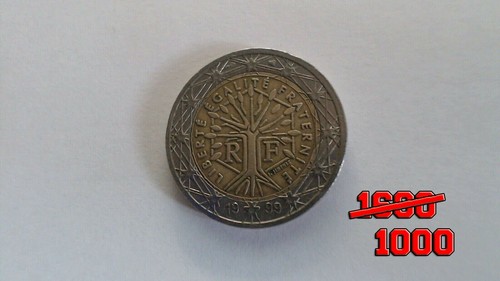 Moneta euro francia 1999 - moneta,