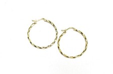 Orecchini cerchietto torchon