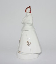 FIGURINA PORCELLANA ART DECO LIMOGES E.M. COLOMBINA PORCELLANA SANDOZ HAVILAND 1916