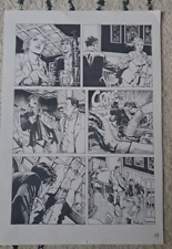 TAVOLA ORIGINALE DYLAN DOG MAXI 28 "SVEGLIARSI IERI" DANIELE BIGLIARDO PAGINA 19