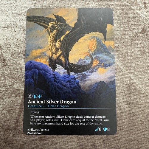 Ancient silver dragon - ancient,