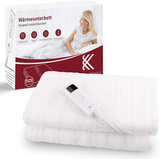 Sottocoperta Elettrica,160X130 Cm Scaldaletto,7 Temperature,Coperta Termica Con 