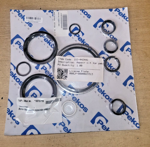 Kit riparazione valvola pekos - valvola,