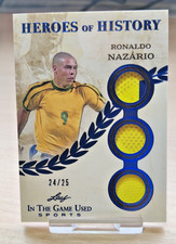 Ronaldo nazario match worn - r9,