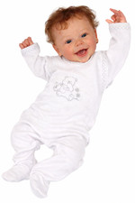 Completo neonato tutina maglia
