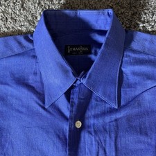 Gitman Bros Camicia Uomo 16 33 Made In USA Abito Largo Ufficio Formale