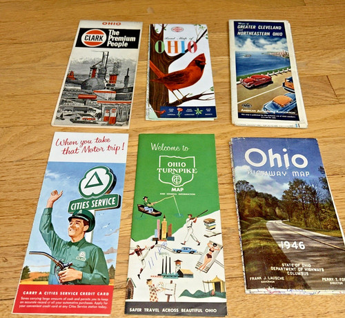Vintage ohio maps sohio - vintage,