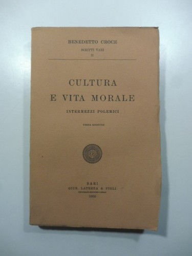 Cultura vita morale - cultura,
