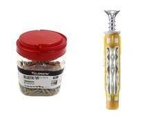 Tasselli ELEMATIC KIT 300 pz BLUEFIX VA 5X30 C/VITE BLUEFIX TOP QUALITY