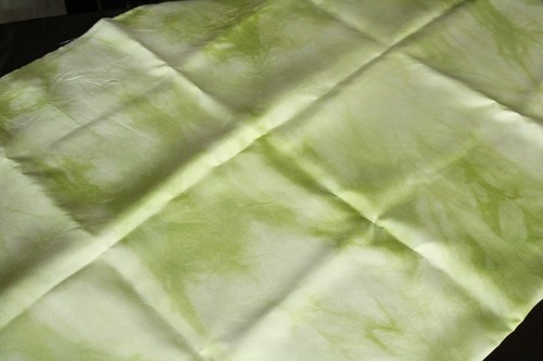 Tessuto seta verde chiaro