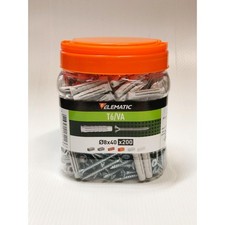 BOX TASSELLI CON VITI DA 8  - 200 PEZZI  - ELEMATIC "T6"