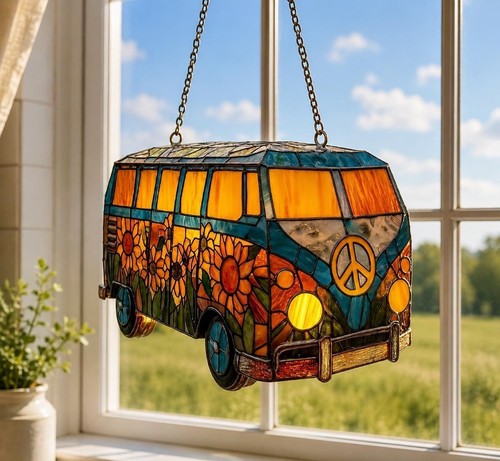 Flower hippie van acrilico - flower,
