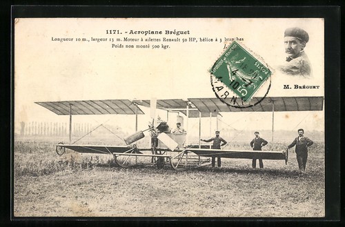 Pilota bréguet un aereo - pilota, m.
