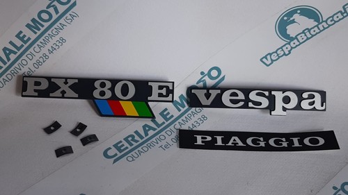Kit targhette vespa e - 80,